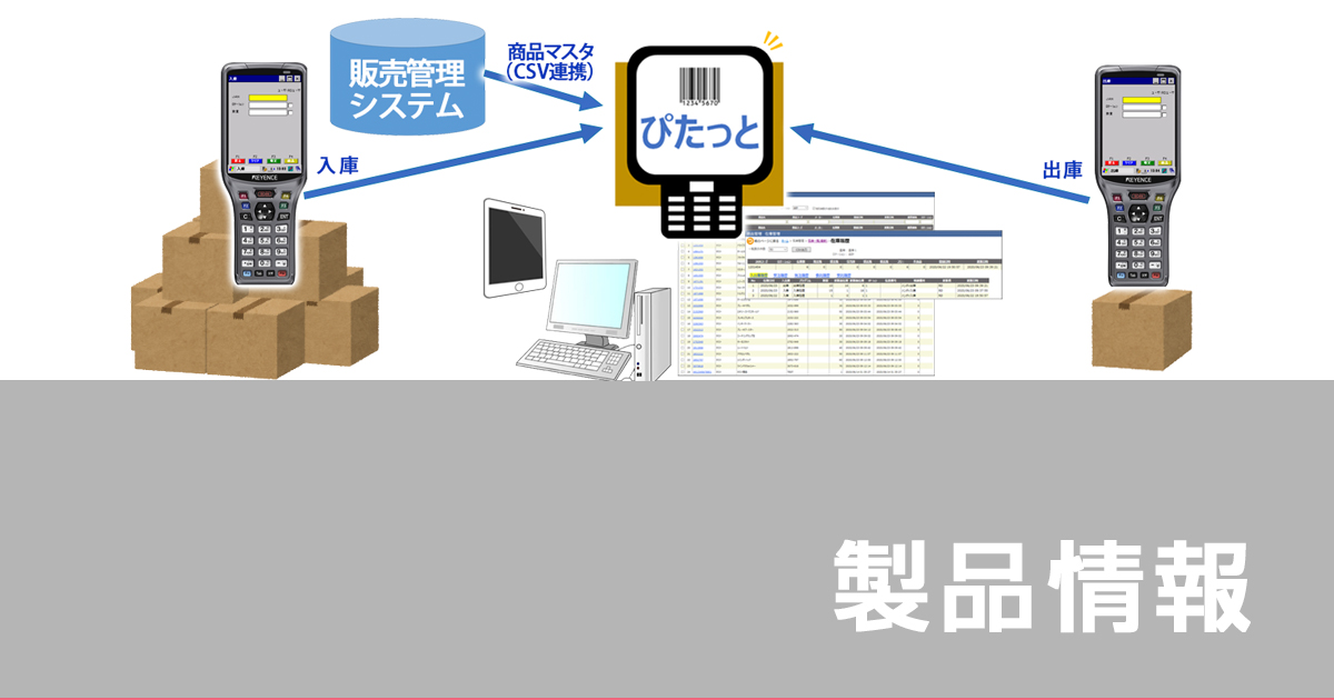 在庫管理システム「ぴたっと」製品情報